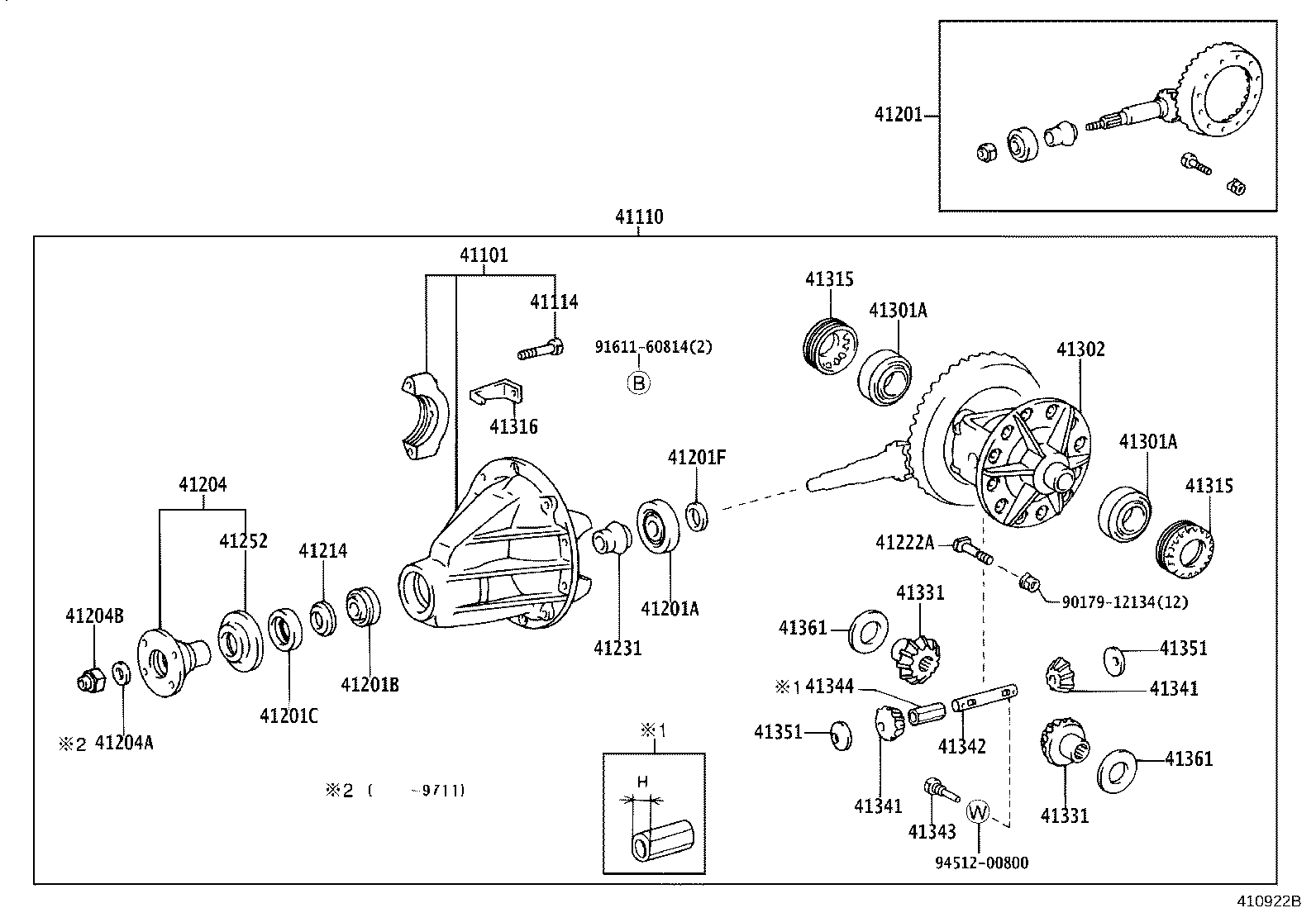 Rear Axle Housing Differential