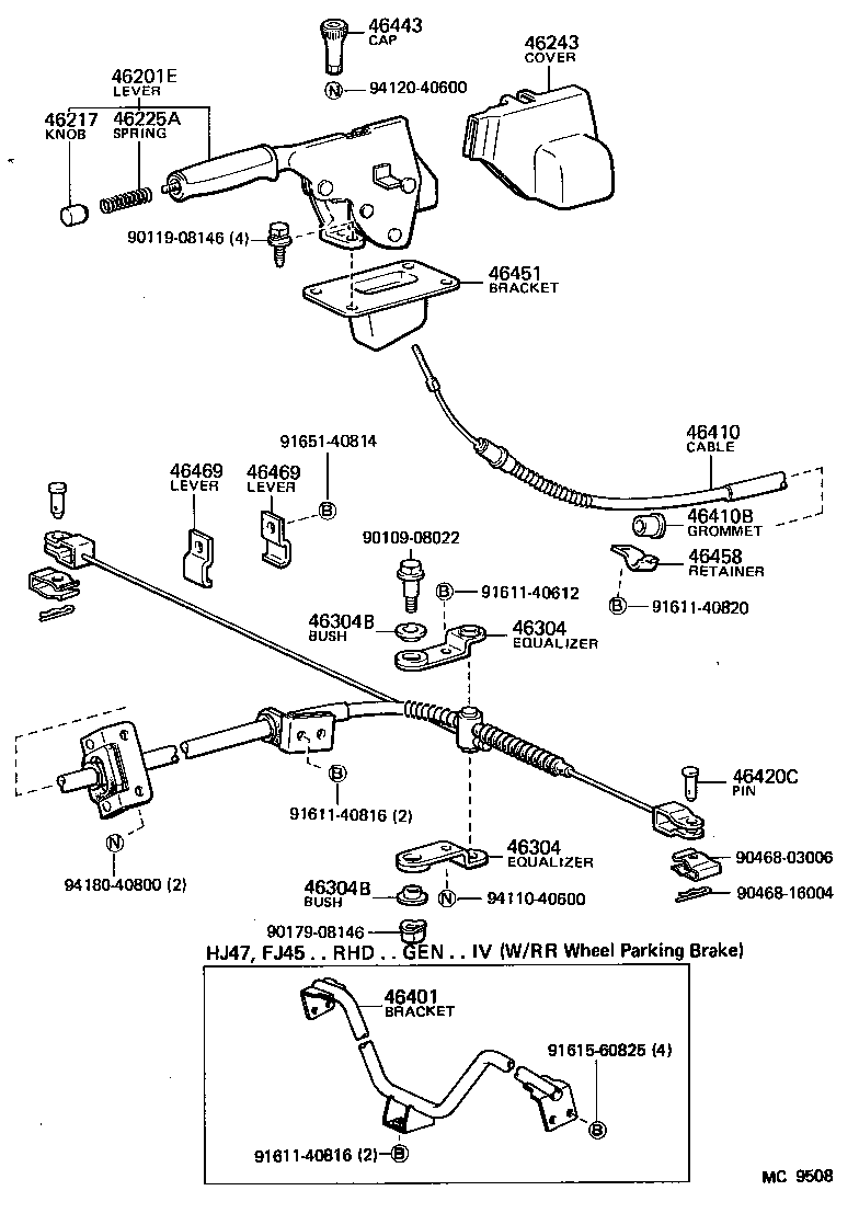 Parking Brake & Cable