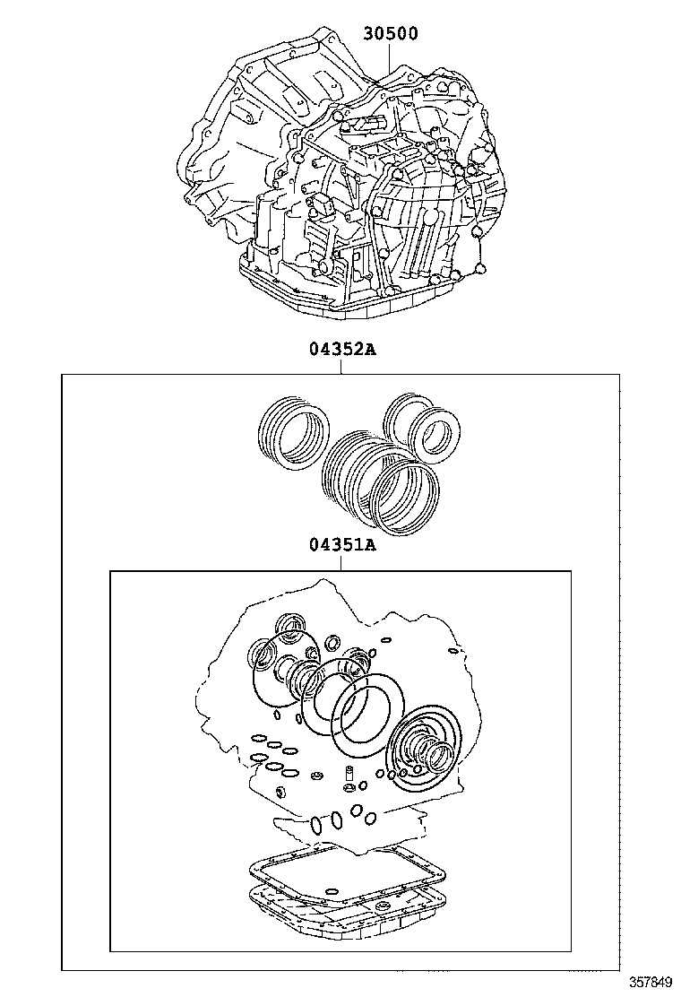 Transaxle Or Transmission Assy & Gasket Kit