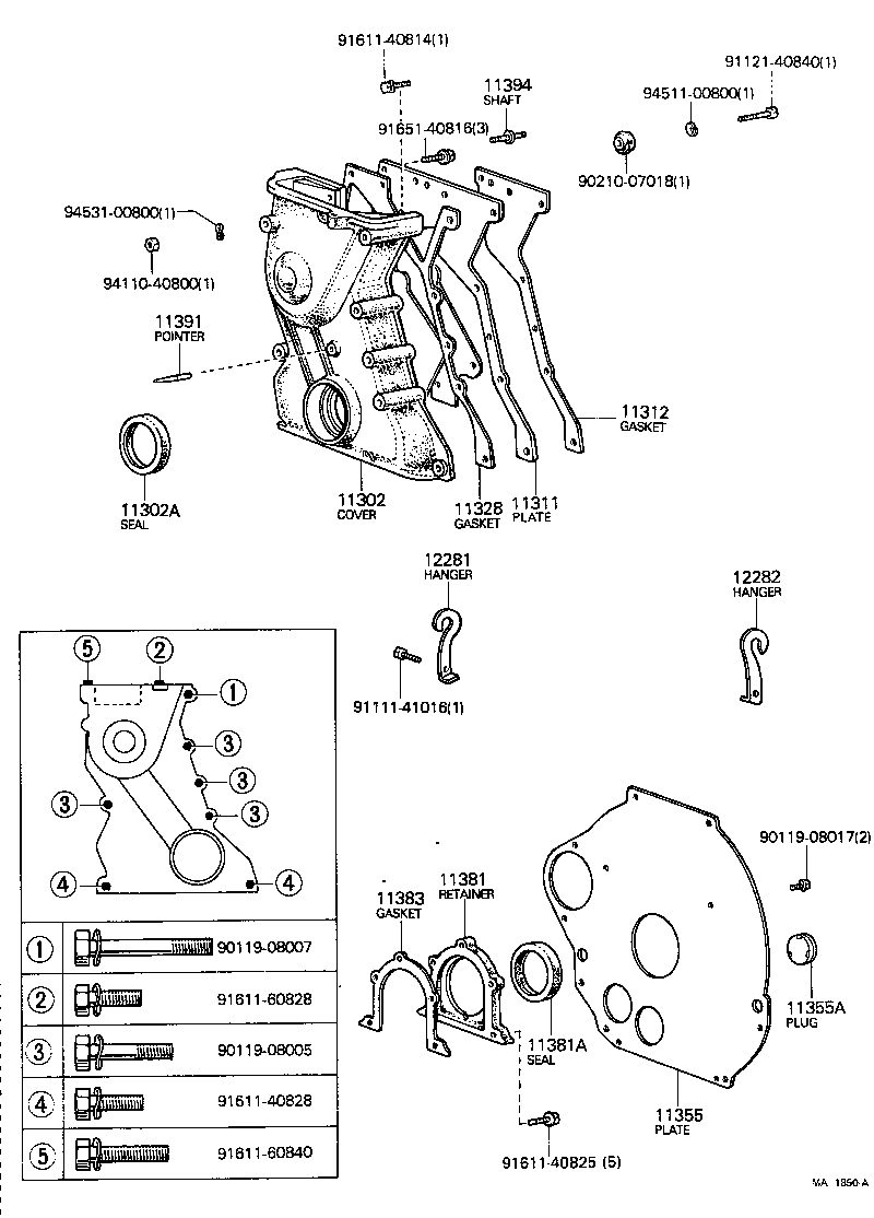 Timing Gear Cover & Rear End Plate