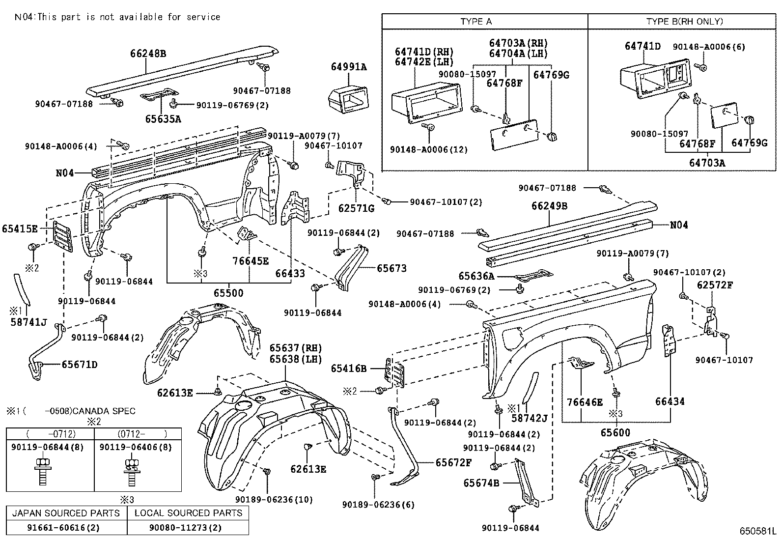 Rear Body Side Panel