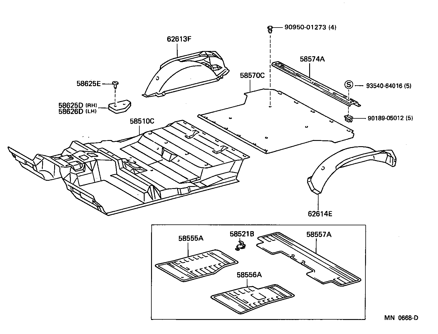 Floor Mat & Silencer Pad
