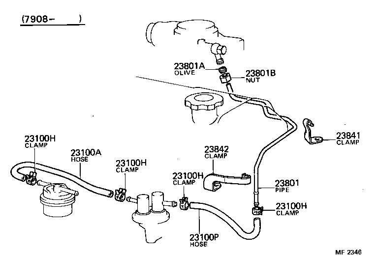 Fuel Pipe Clamp