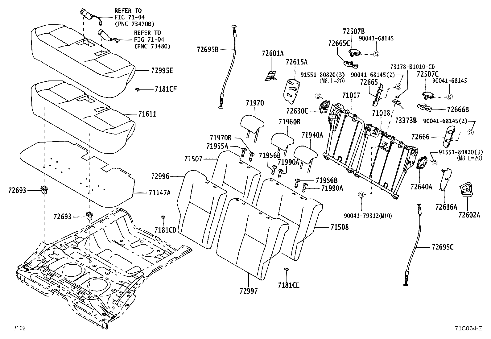 Rear Seat & Seat Track