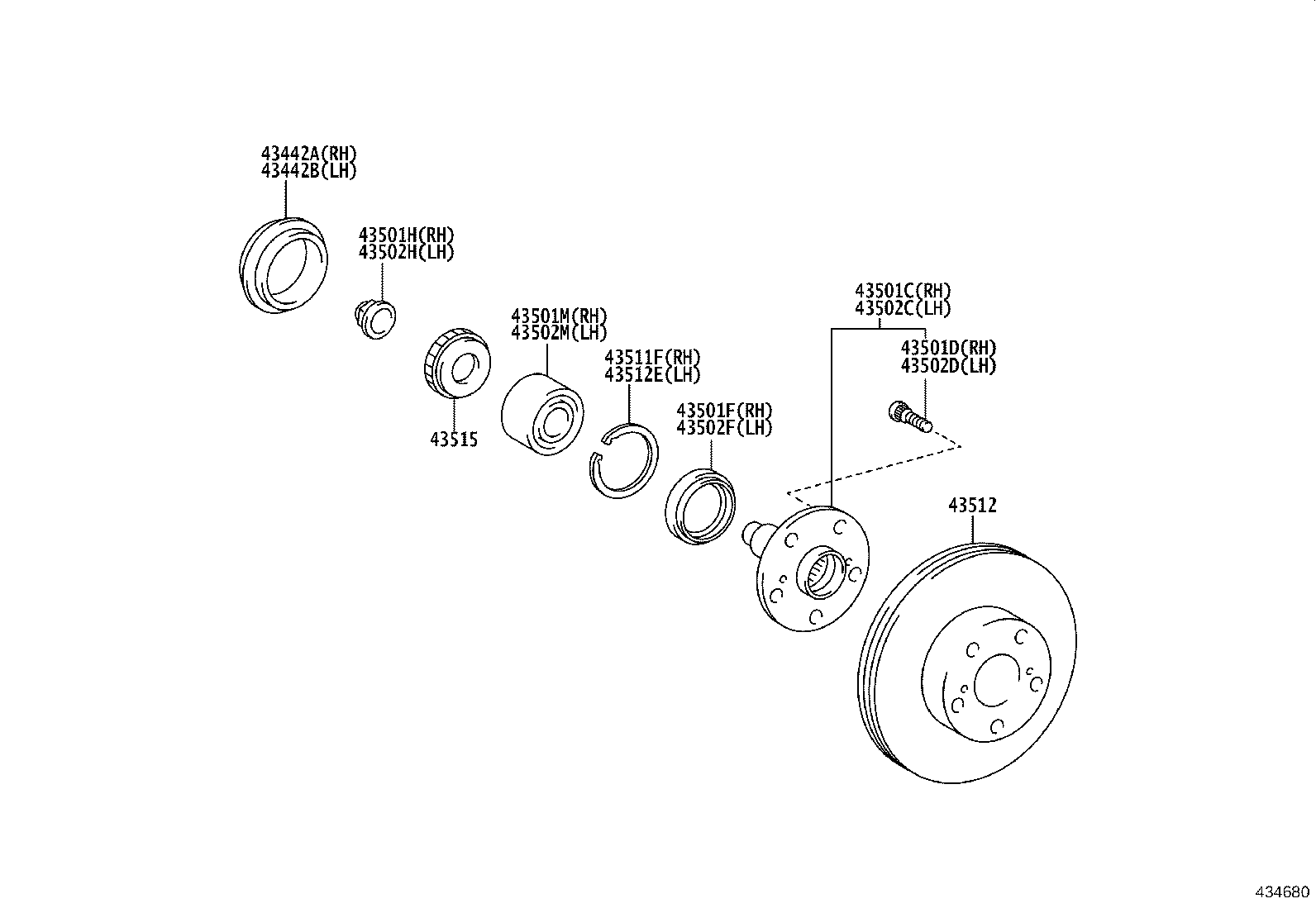Front Axle Hub