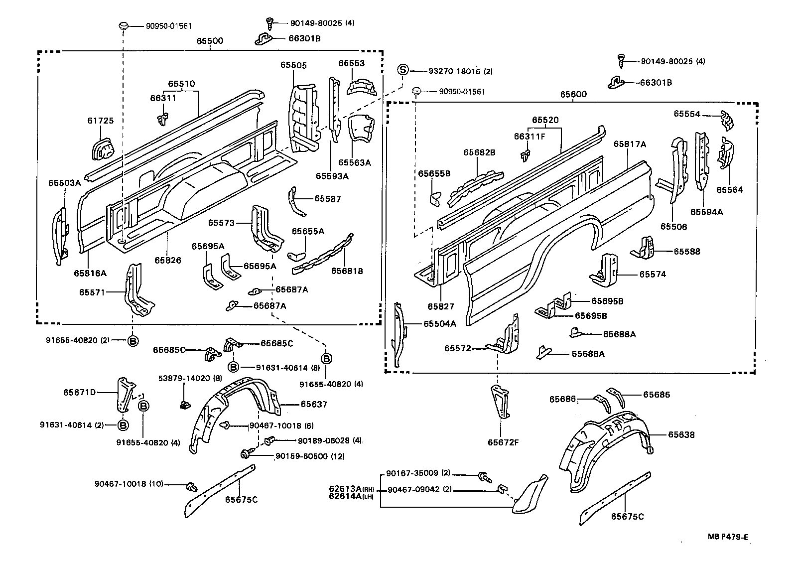 Rear Body Side Panel