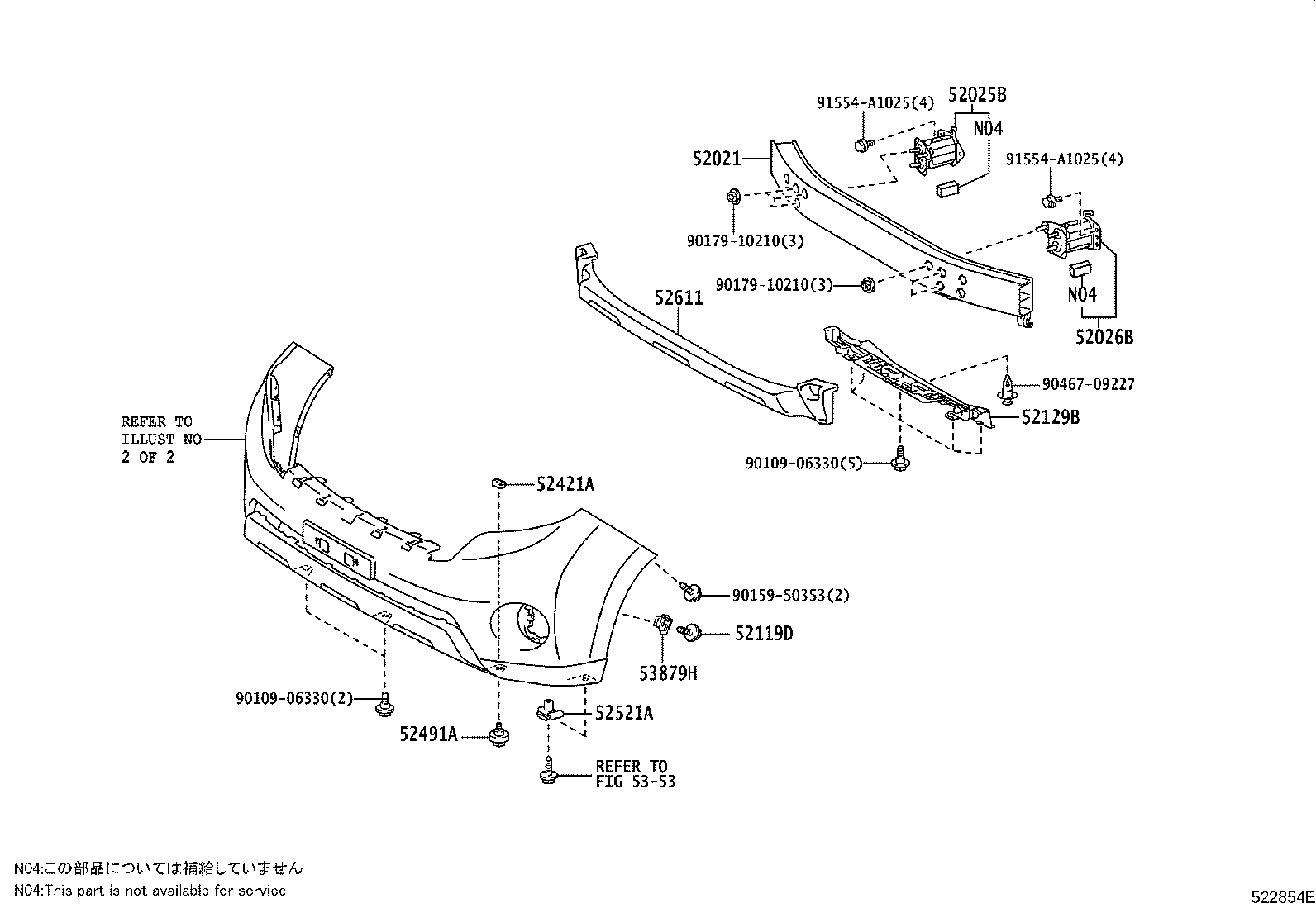 Front Bumper Bumper Stay