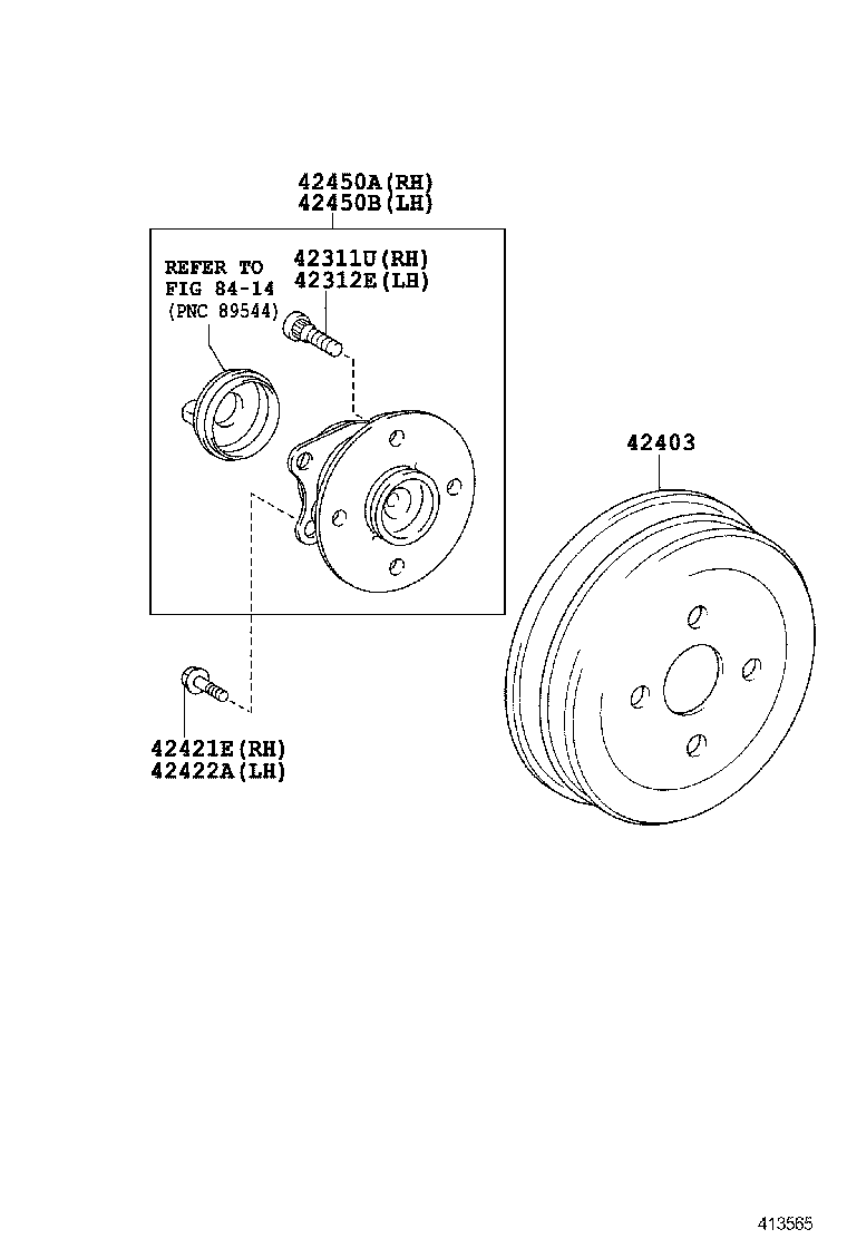 Rear Axle Shaft Hub