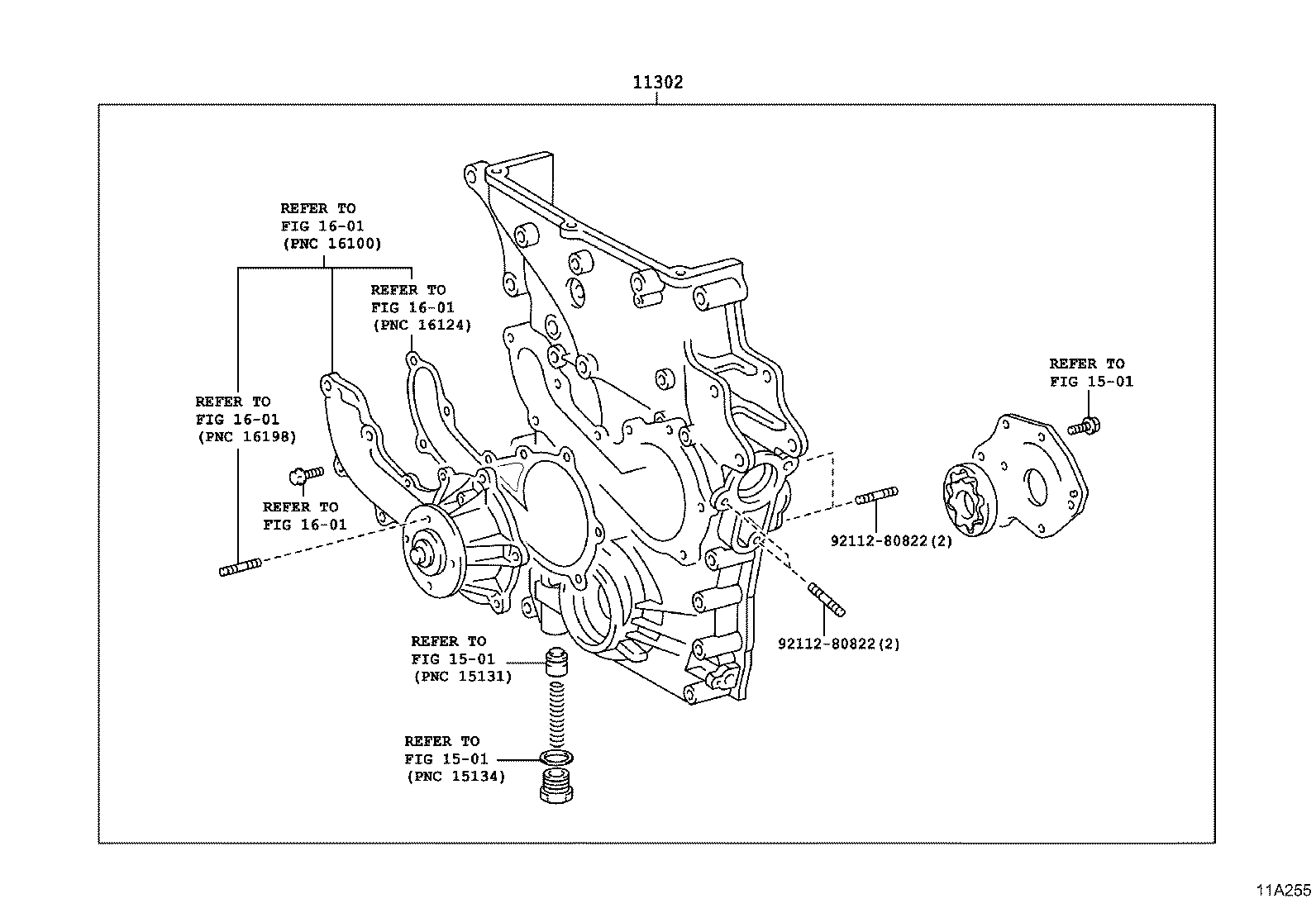 Timing Gear Cover & Rear End Plate