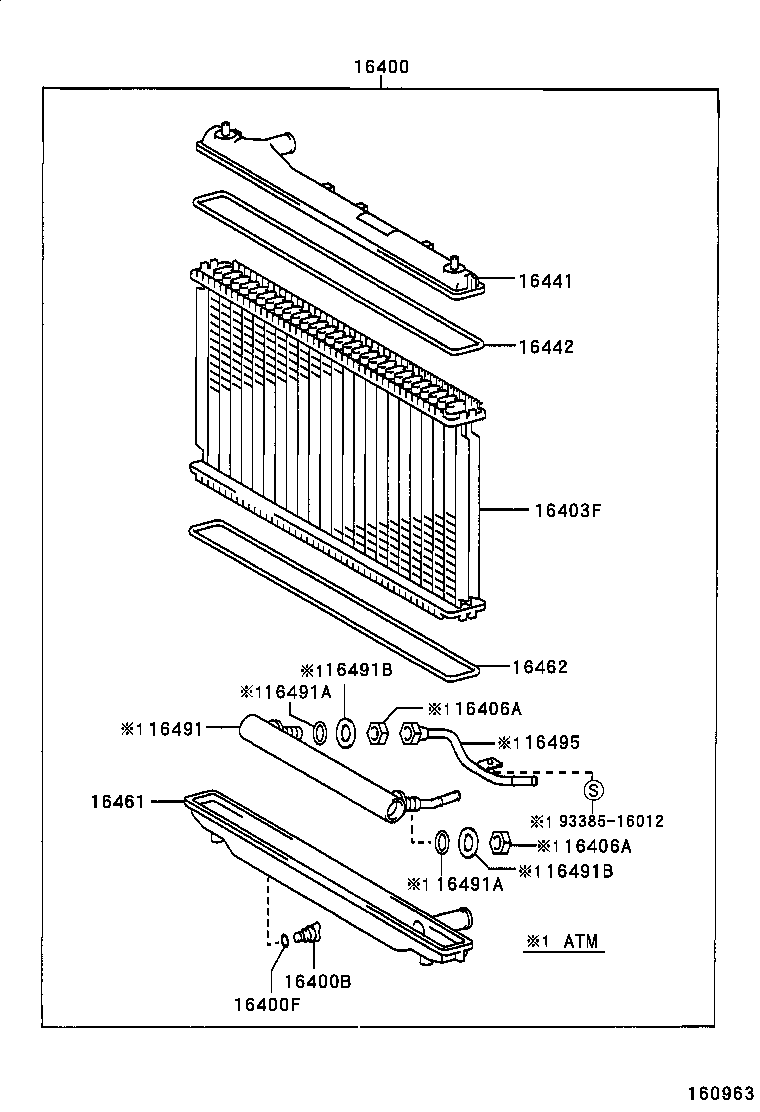 Radiator Water Outlet