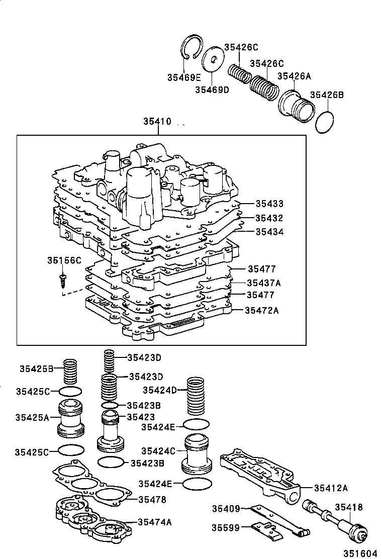 Valve Body Oil Strainer