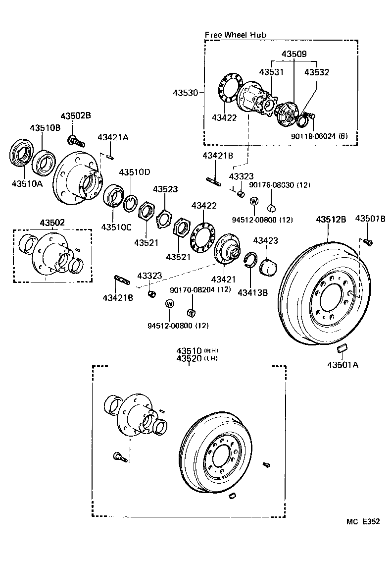 Front Axle Hub