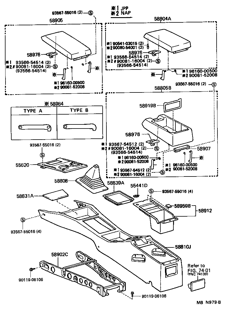 Console Box & Bracket