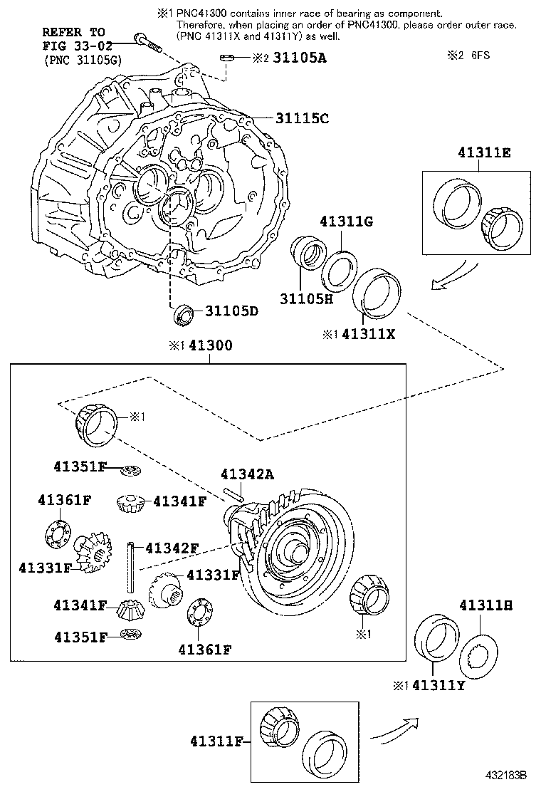 Front Axle Housing & Differential