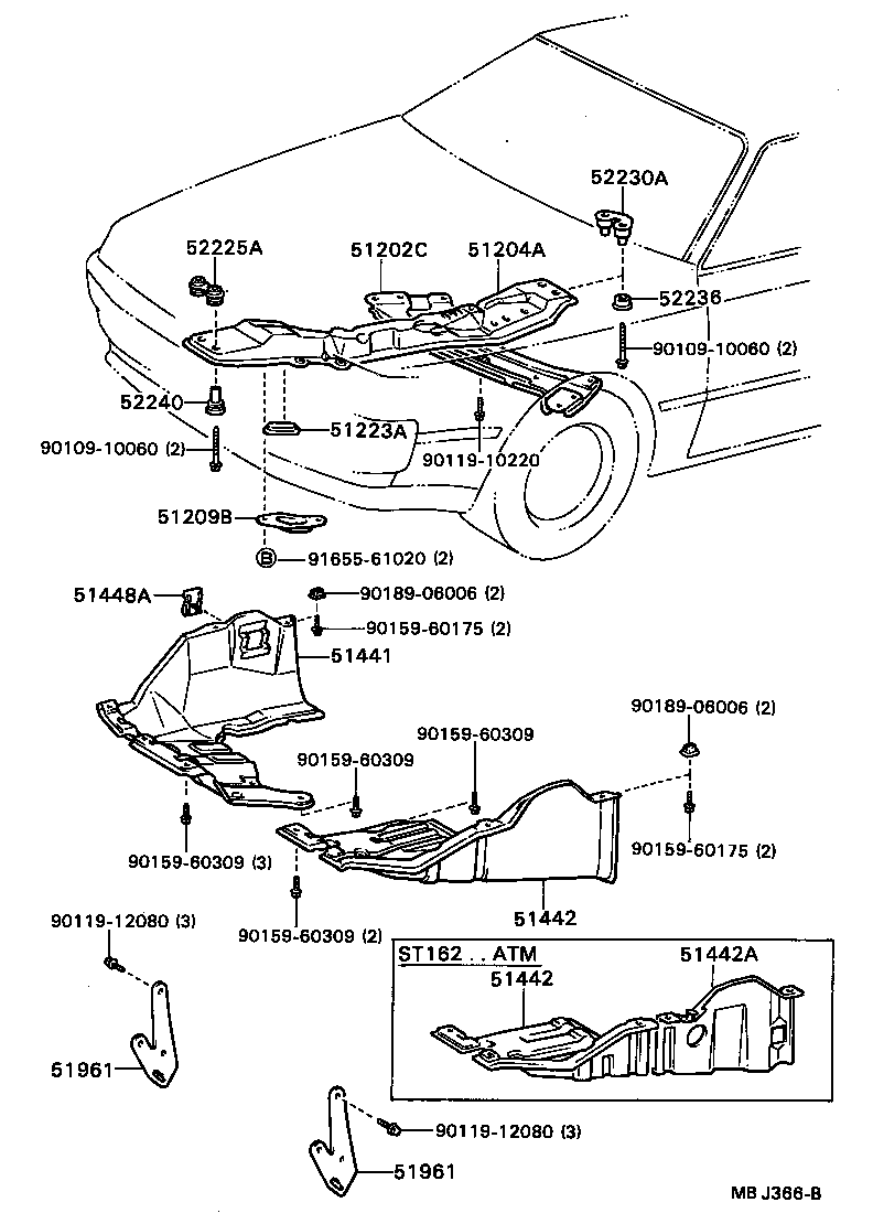 Suspension Crossmember & Under Cover