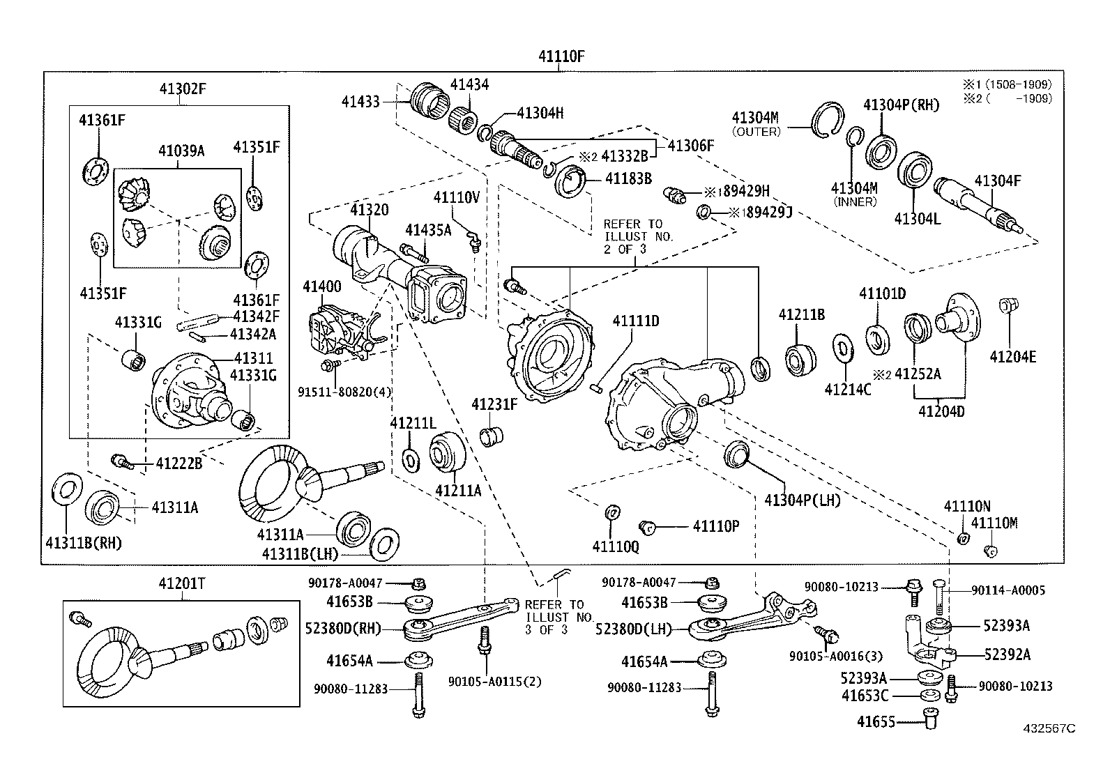 Front Axle Housing & Differential