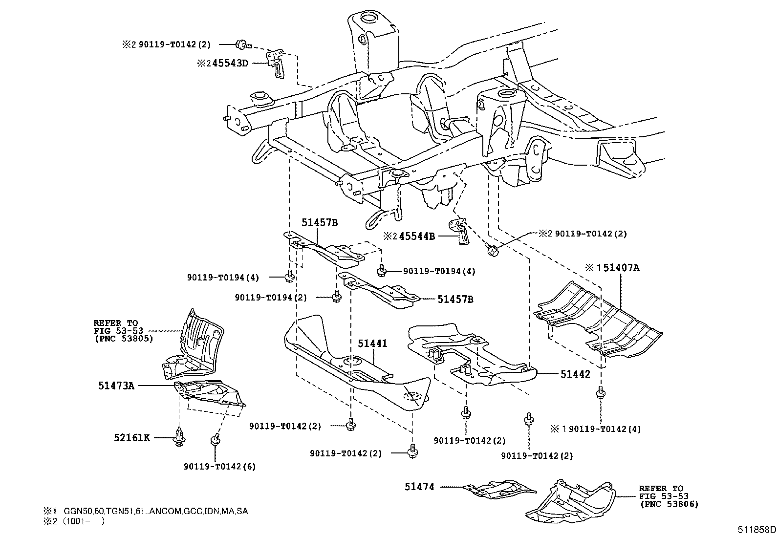 Suspension Crossmember & Under Cover