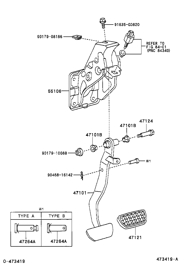 Brake Pedal & Bracket