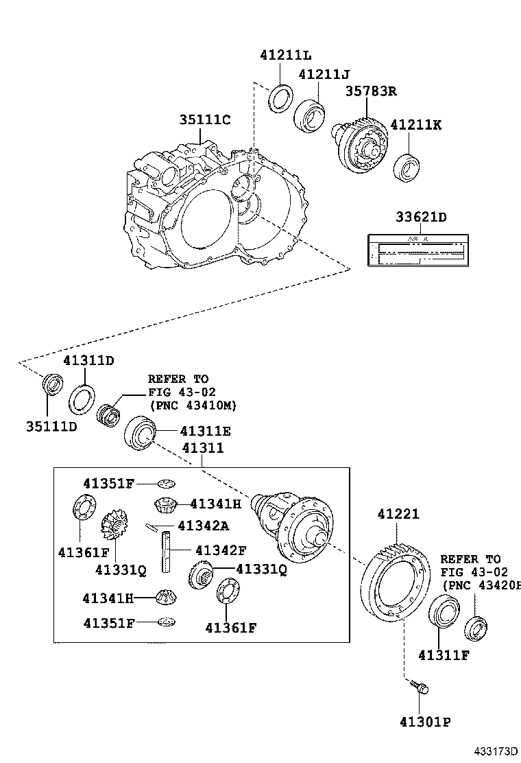 Front Axle Housing & Differential