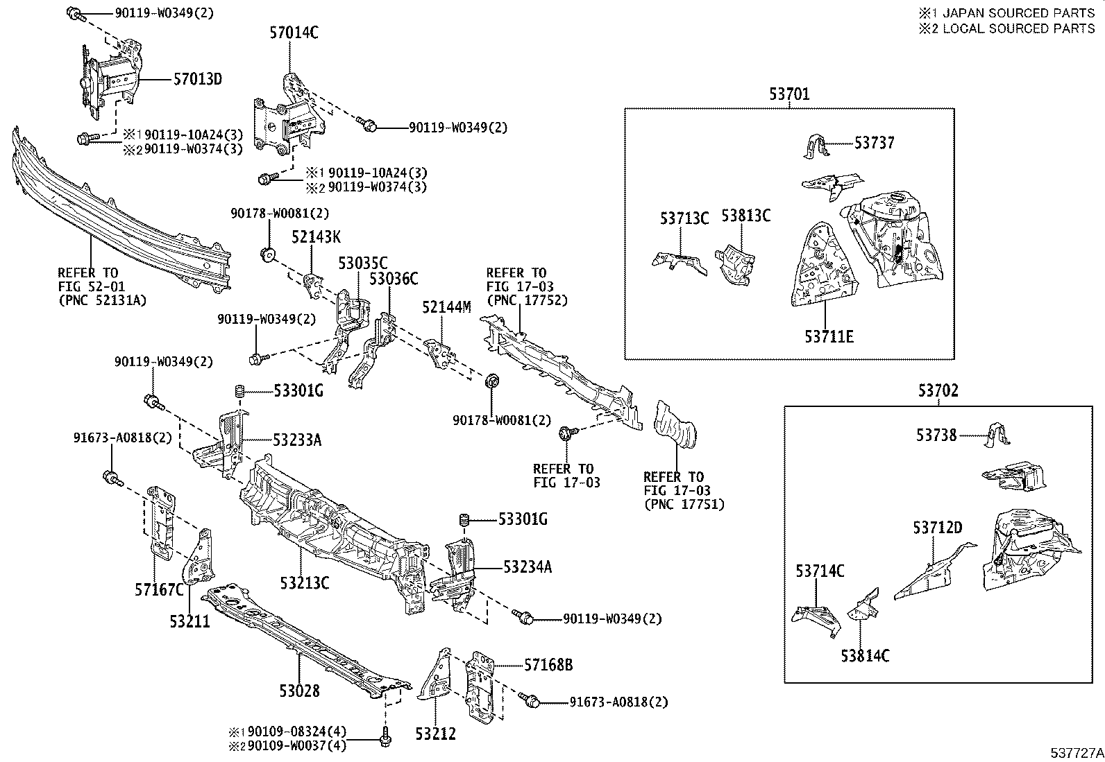 Front Fender Apron Dash Panel
