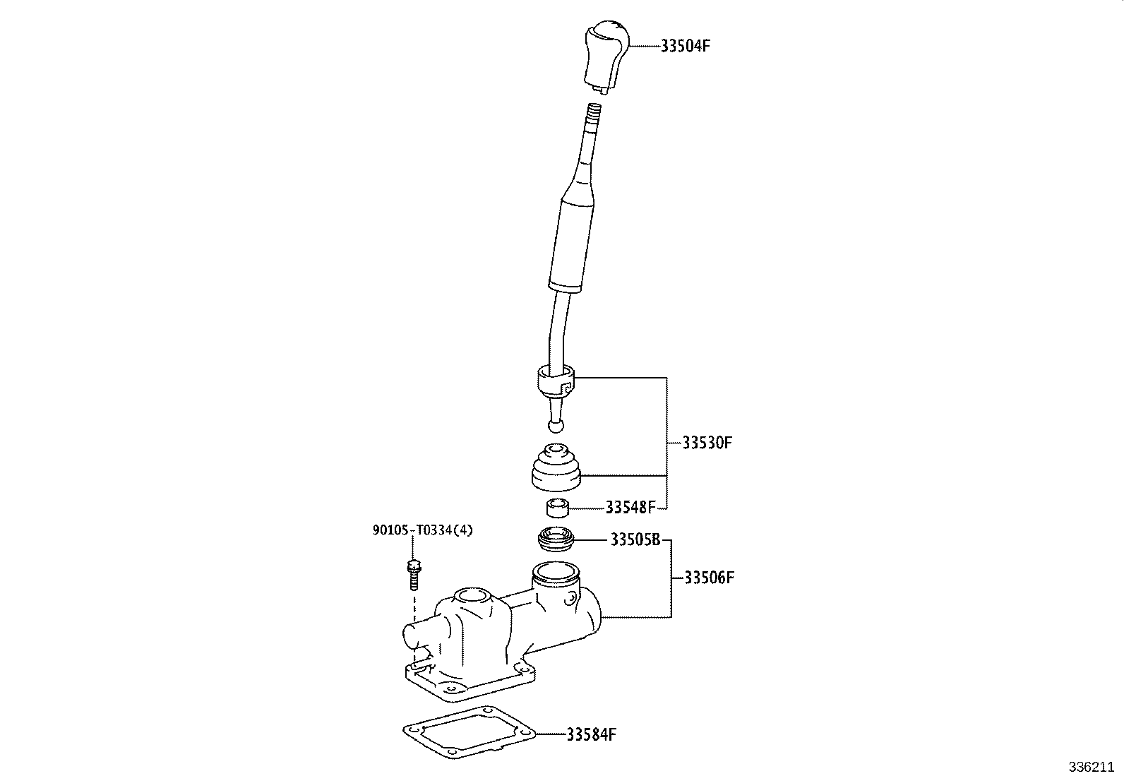 Shift Lever & Retainer