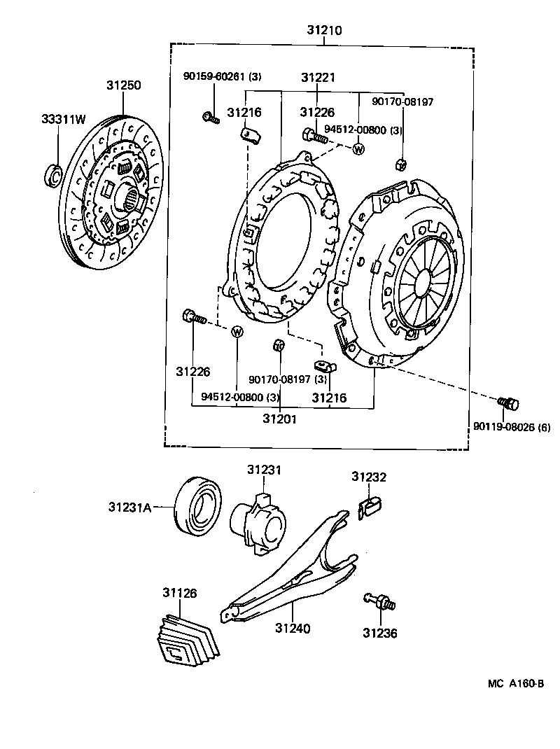 Clutch & Release Fork