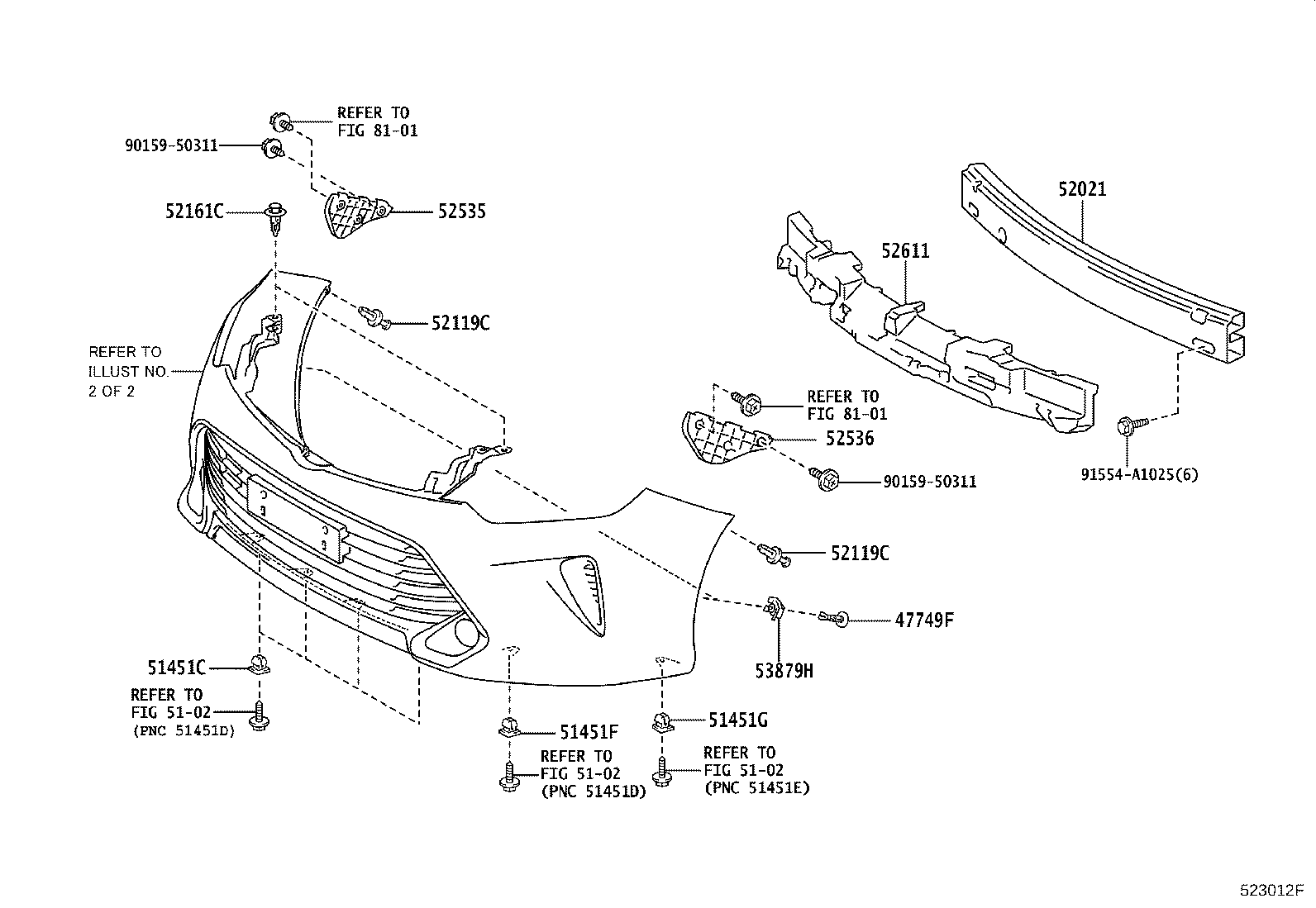 Front Bumper Bumper Stay