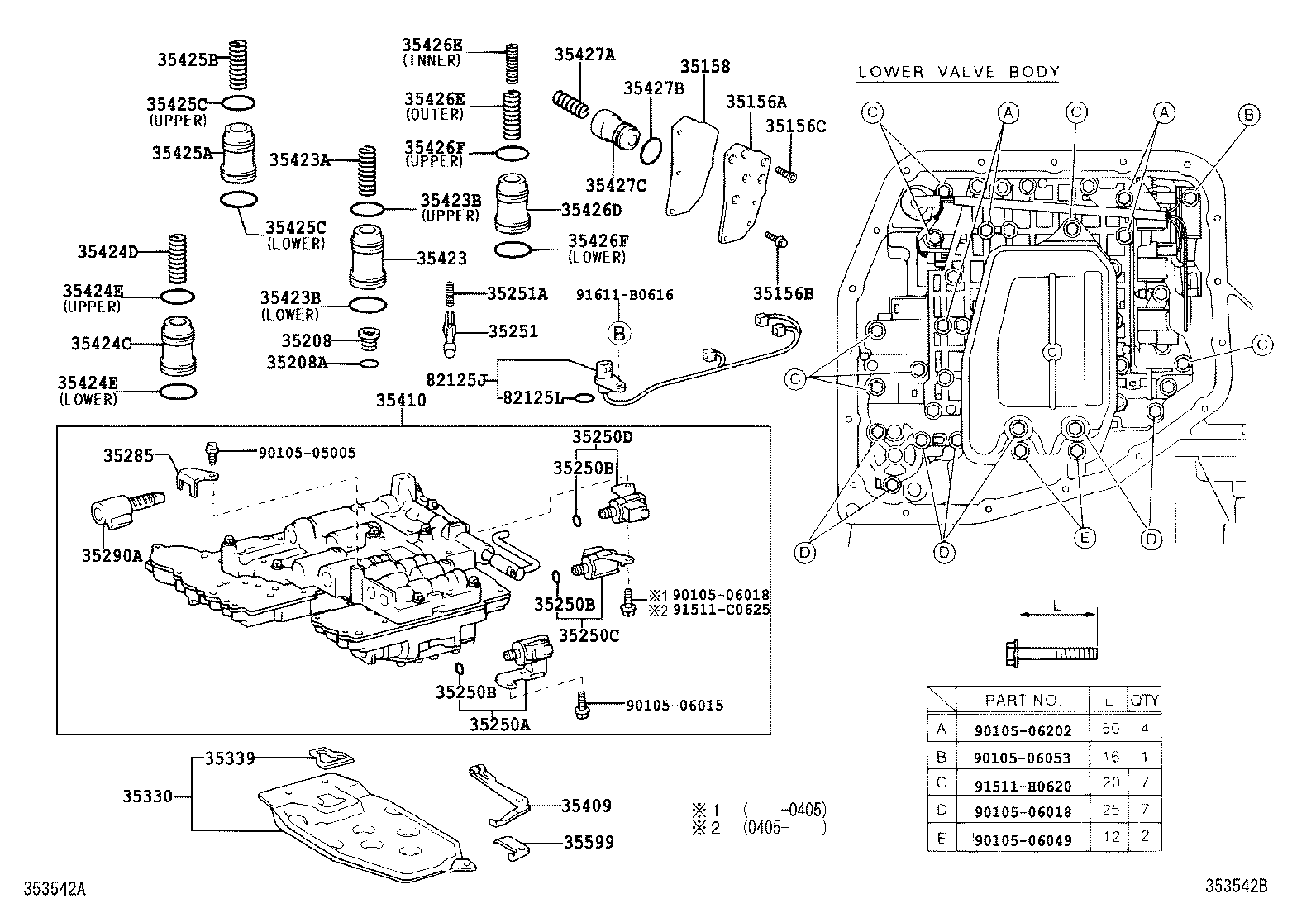 Valve Body Oil Strainer