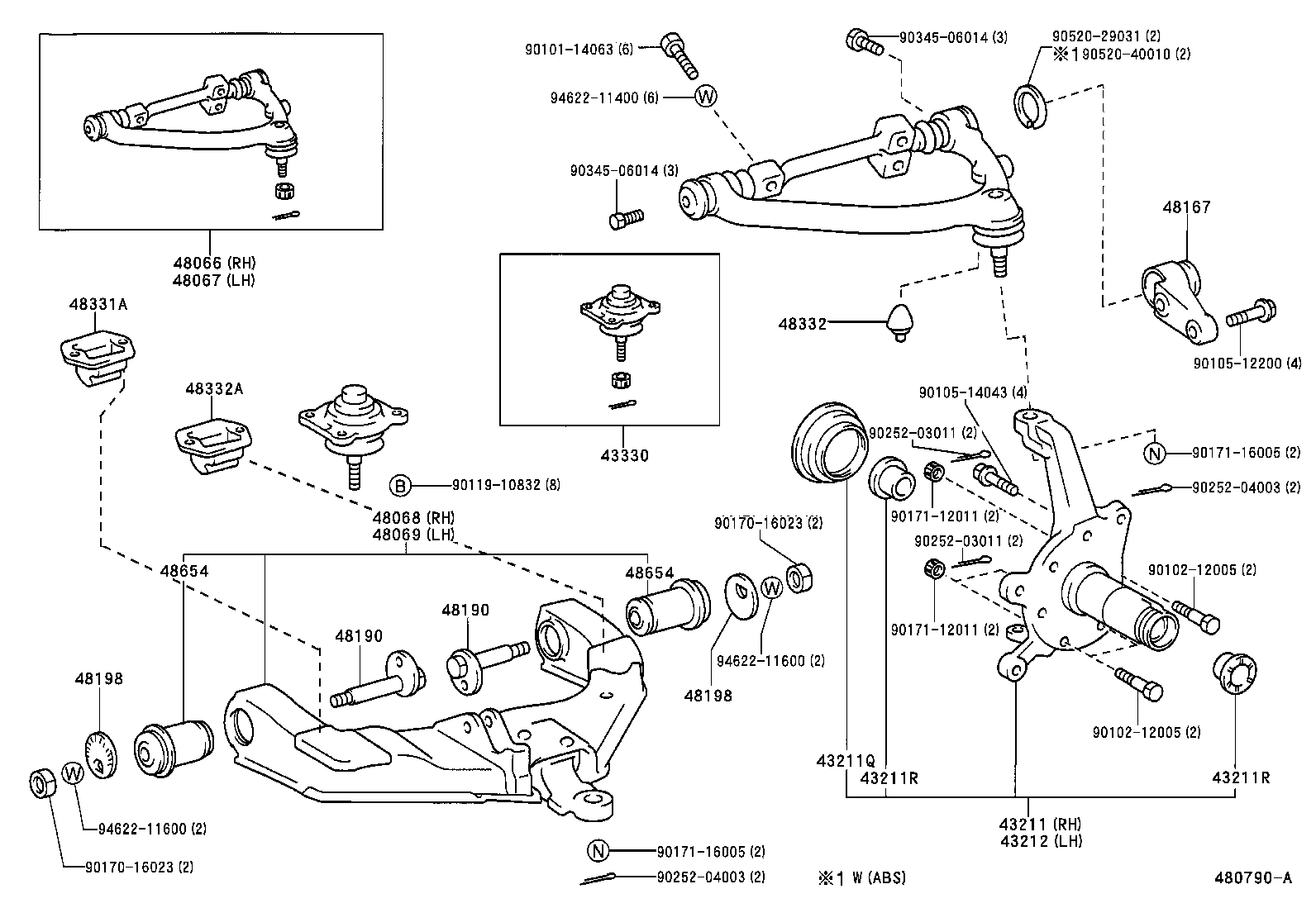 Front Axle Arm Steering Knuckle