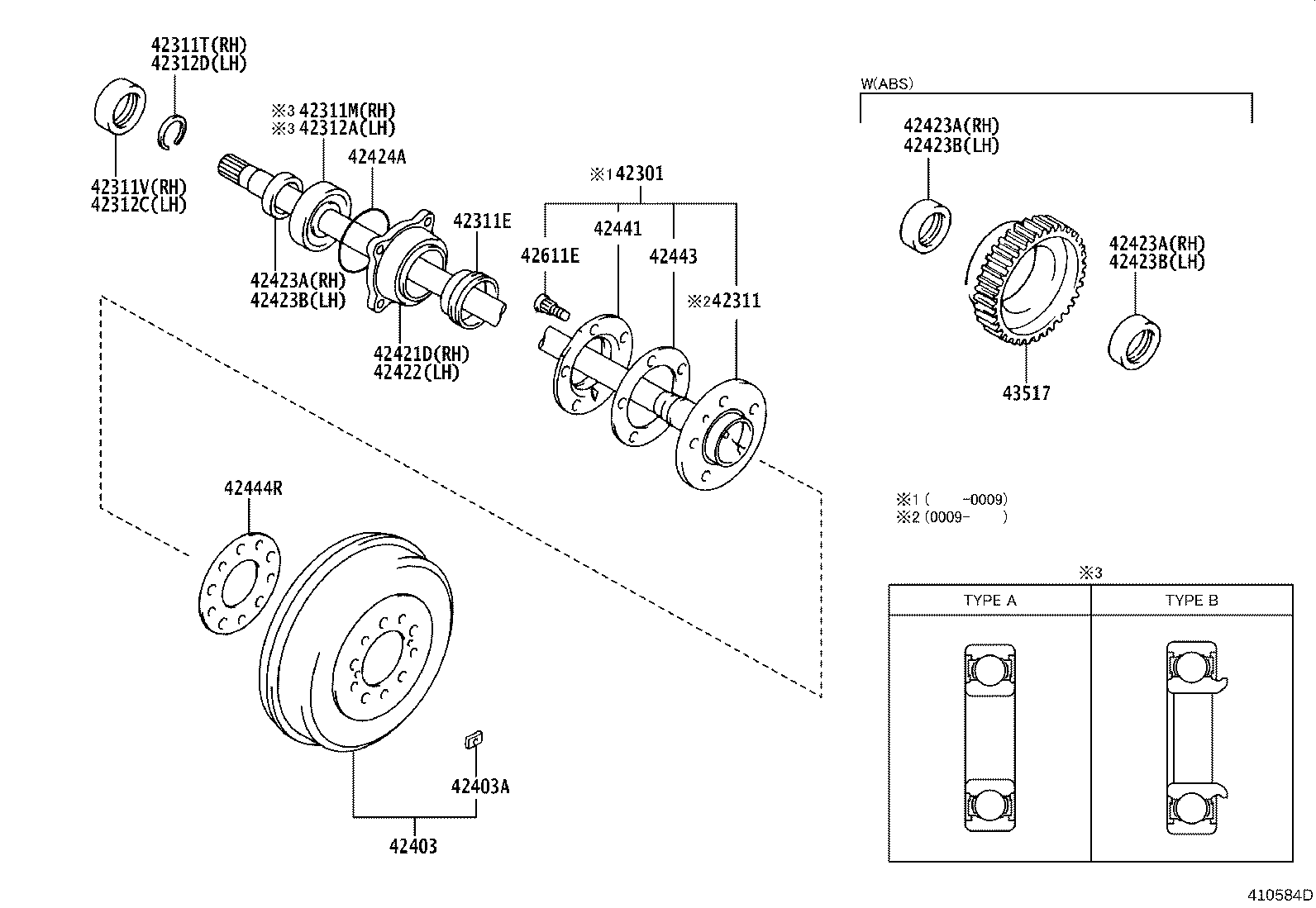 Rear Axle Shaft Hub