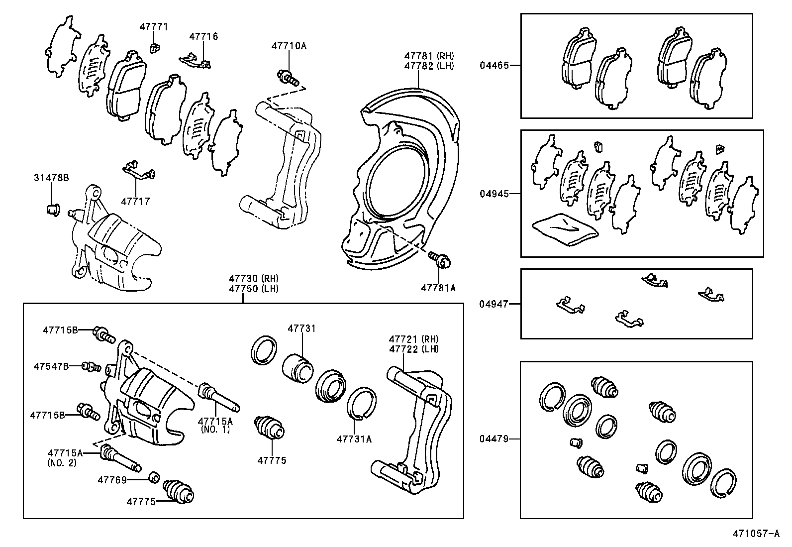 Front Disc Brake Caliper Dust Cover