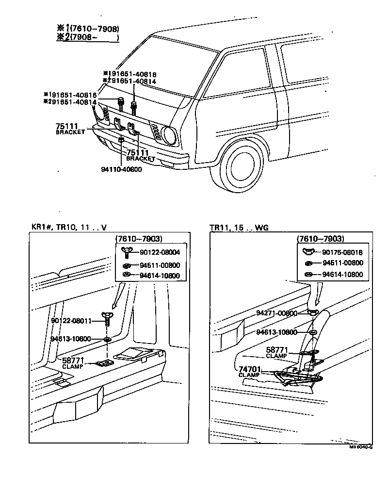 Soporte de placa de matrícula de caja de herramientas