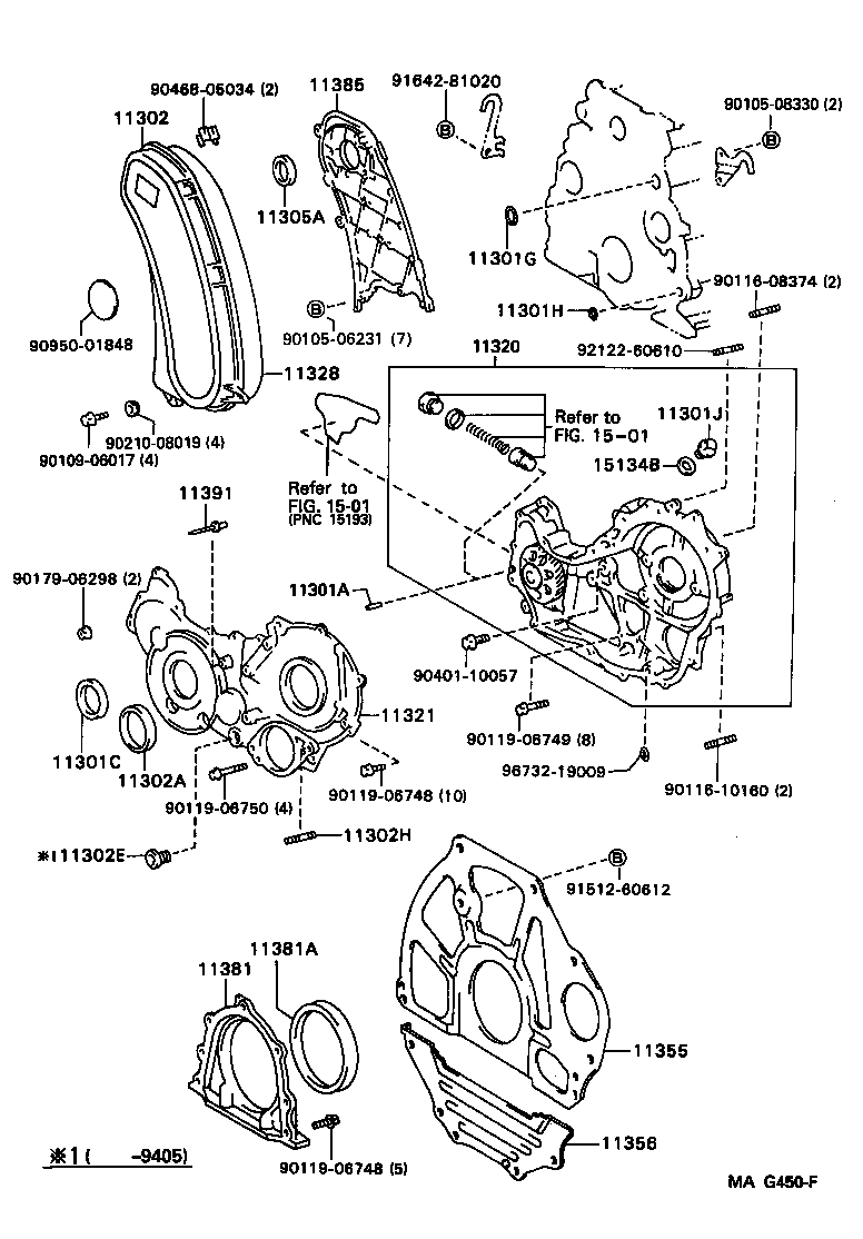 Timing Gear Cover & Rear End Plate