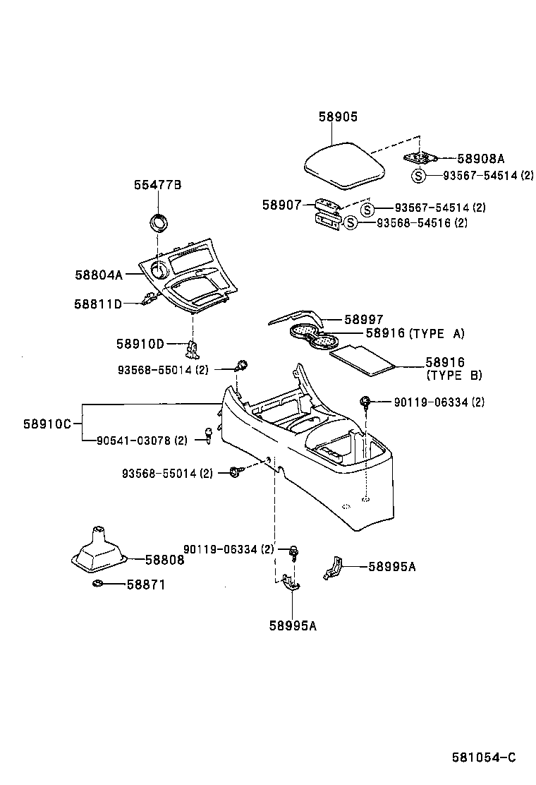 Console Box & Bracket