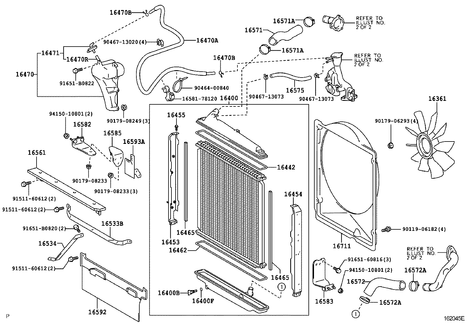 Radiator Water Outlet