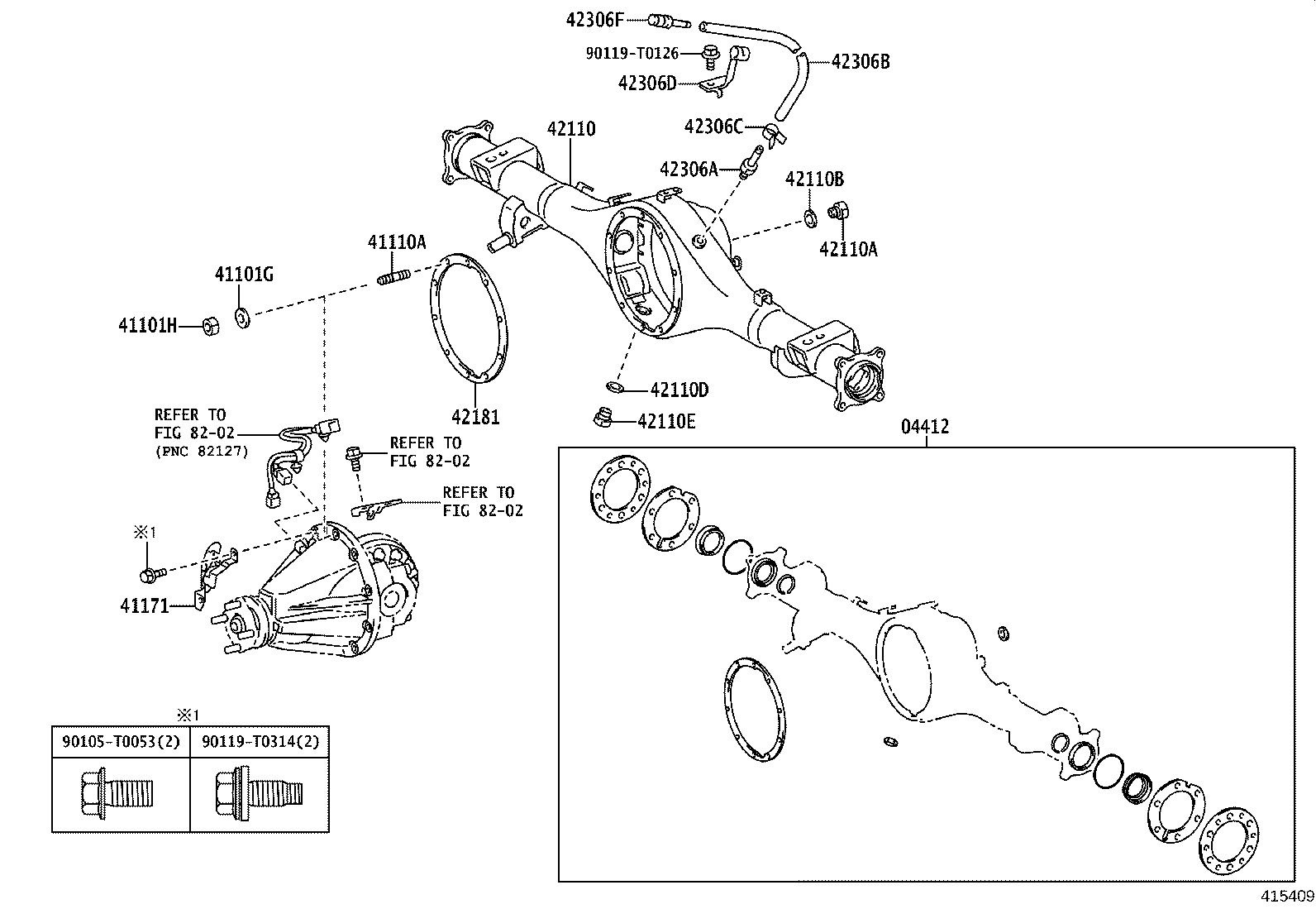 Rear Axle Housing Differential