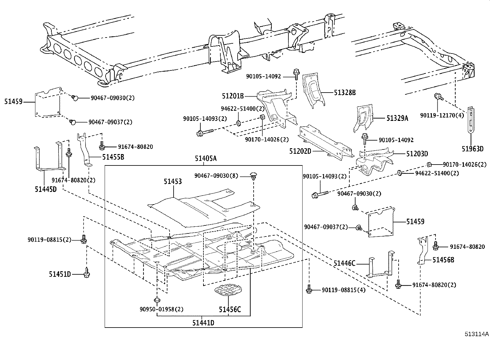 Suspension Crossmember & Under Cover