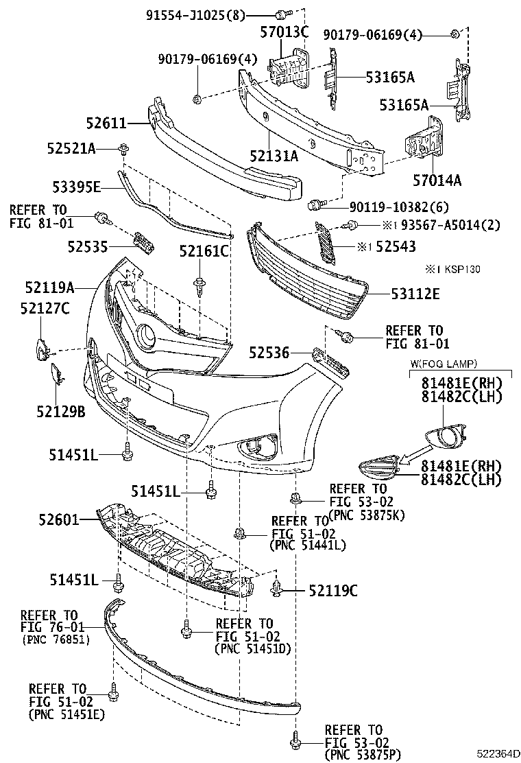 Front Bumper Bumper Stay