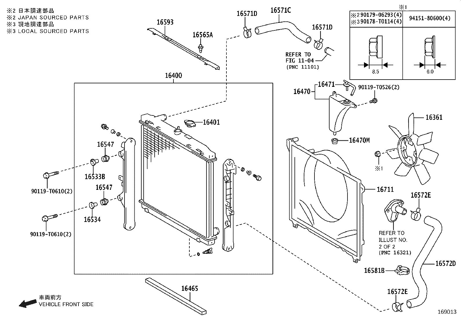 Radiator Water Outlet