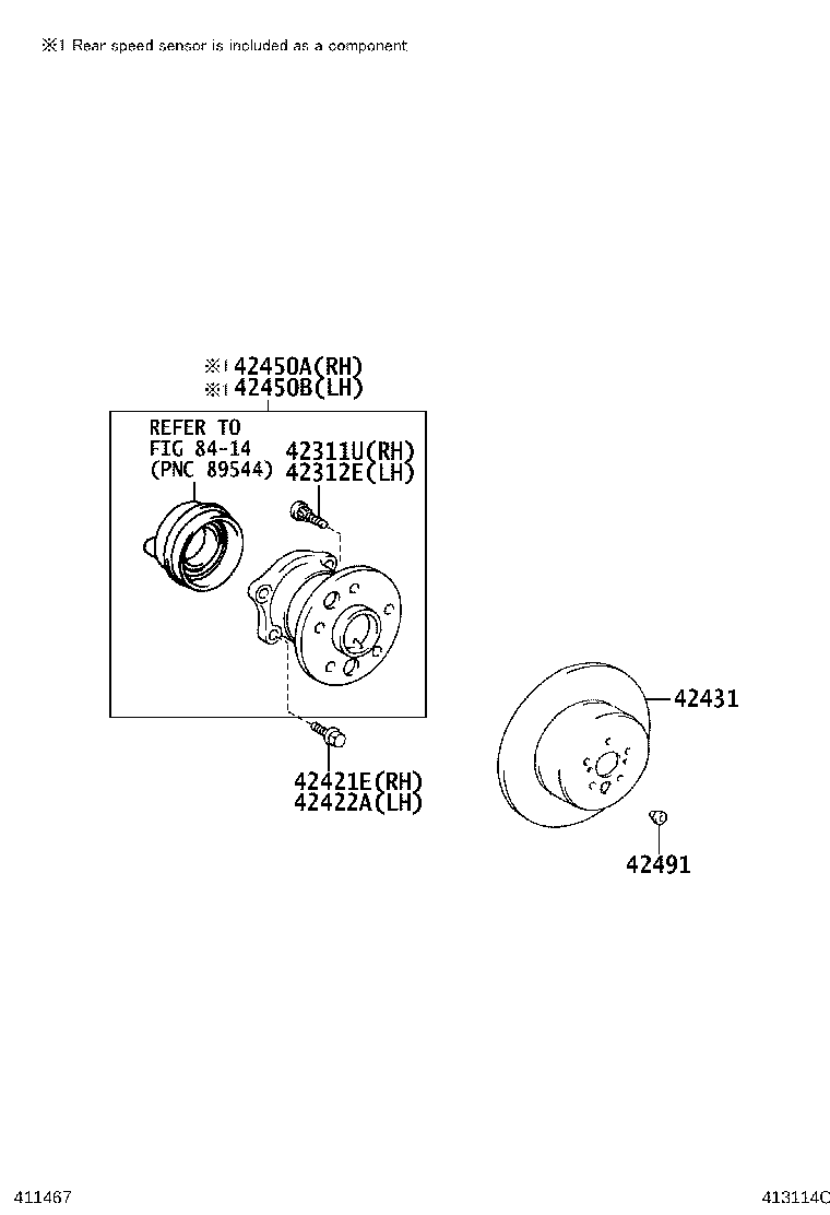 Rear Axle Shaft Hub