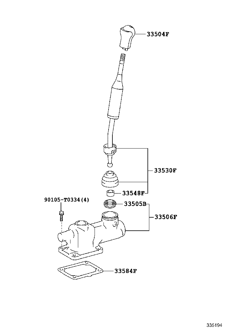 Shift Lever & Retainer