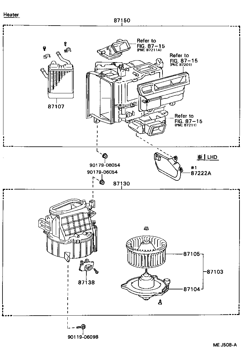 Heating Air Conditioning Heater Unit Blower