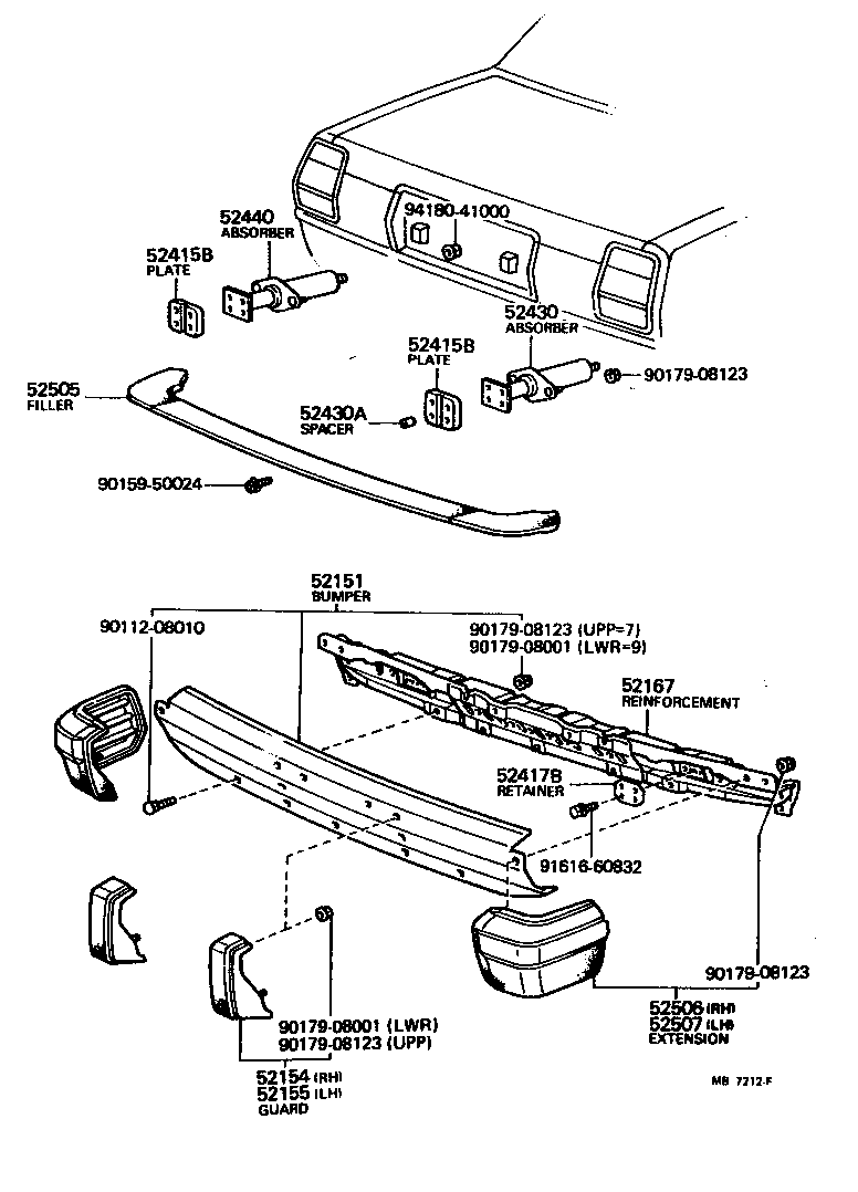 Rear Bumper & Bumper Stay