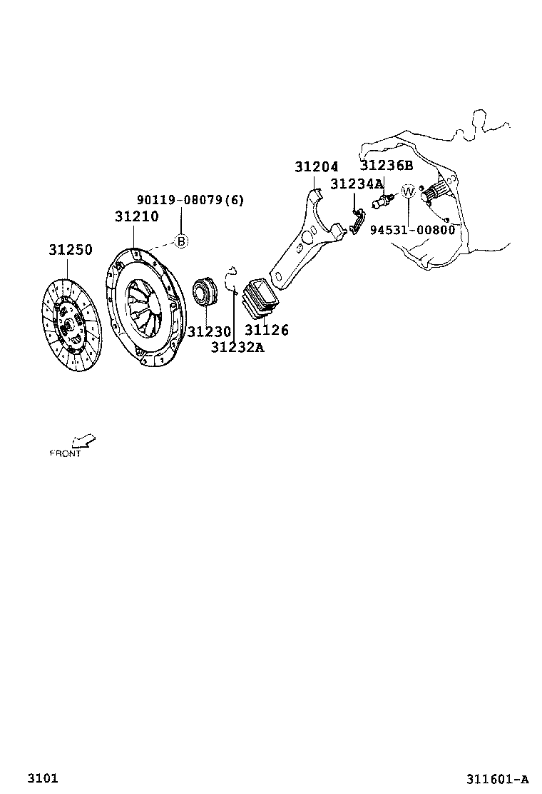 Clutch & Release Fork