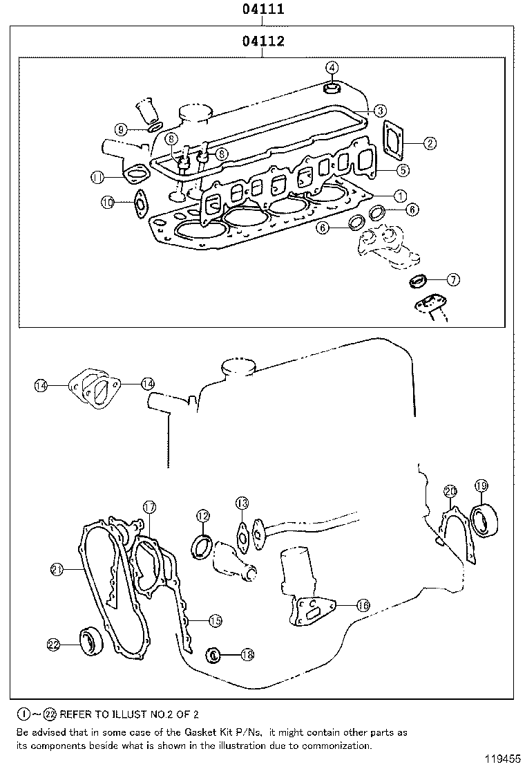 Engine Overhaul Gasket Kit