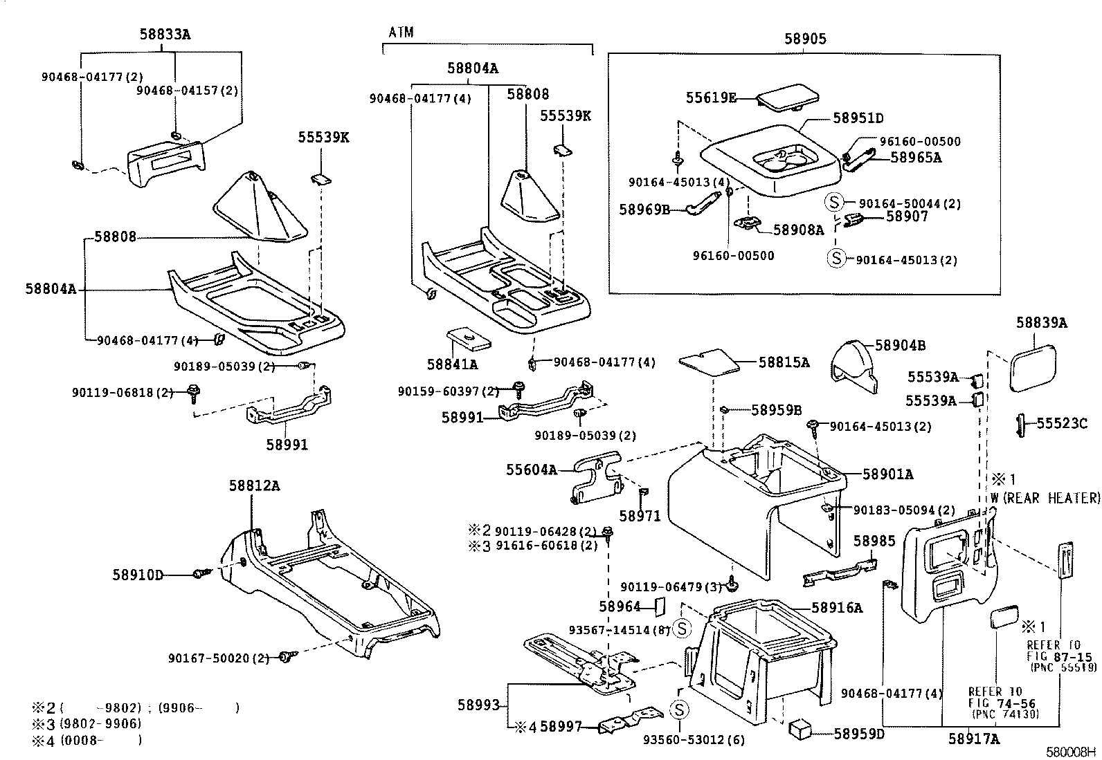 Caja y soporte de consola