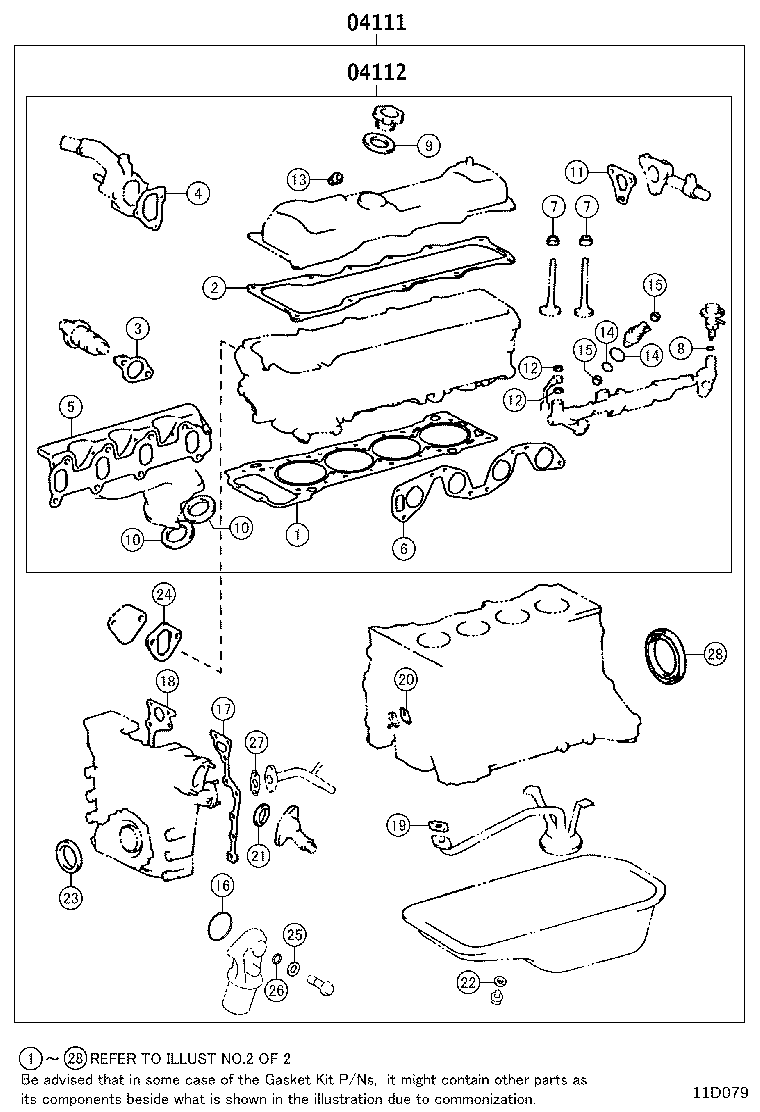 Engine Overhaul Gasket Kit