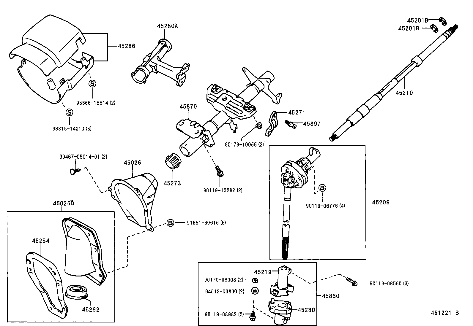 Steering Column & Shaft