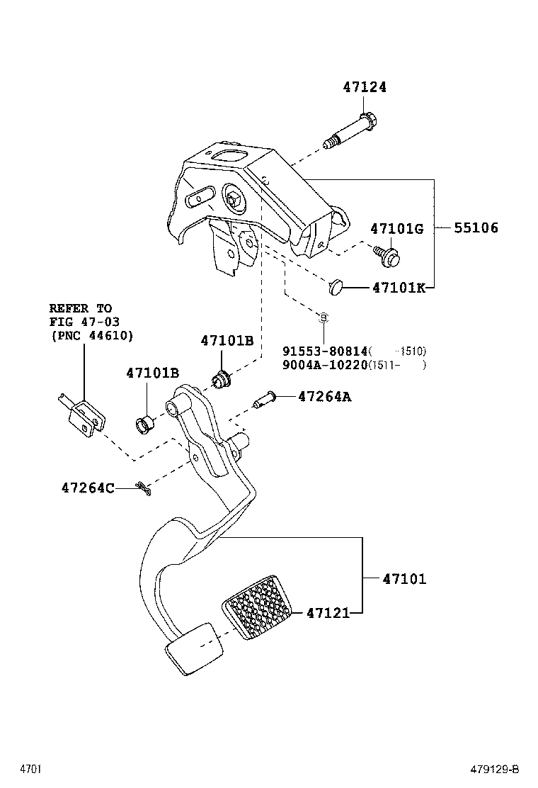 Brake Pedal & Bracket