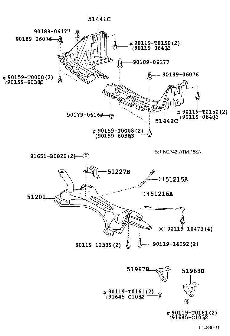 Suspension Crossmember & Under Cover